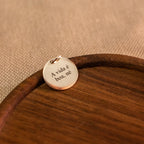Pingente personalizado com fotogravação em prata