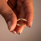 Par de alianças "Nós" em Ouro18k