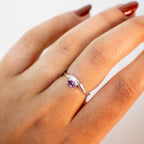 Anel Pink Ring com Turmalina Rosa