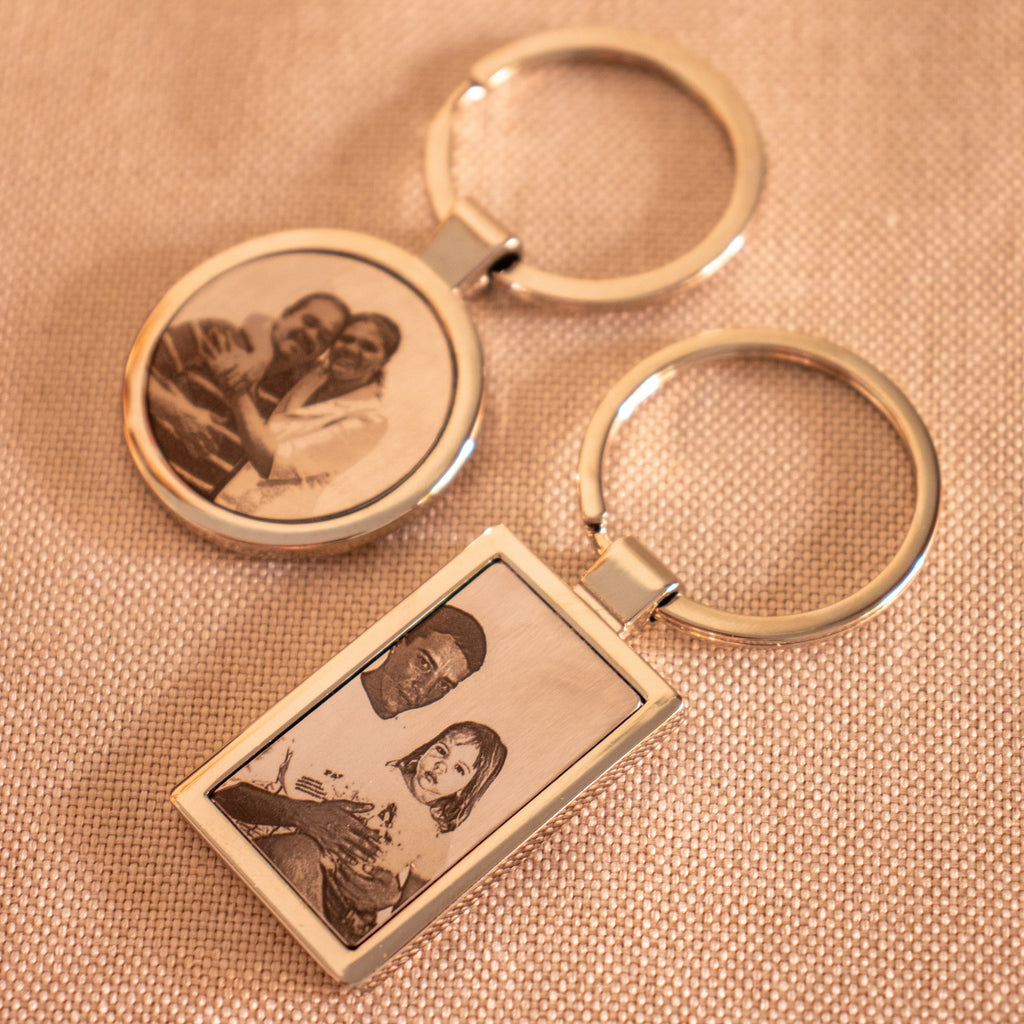 Chaveiro personalizável retangular