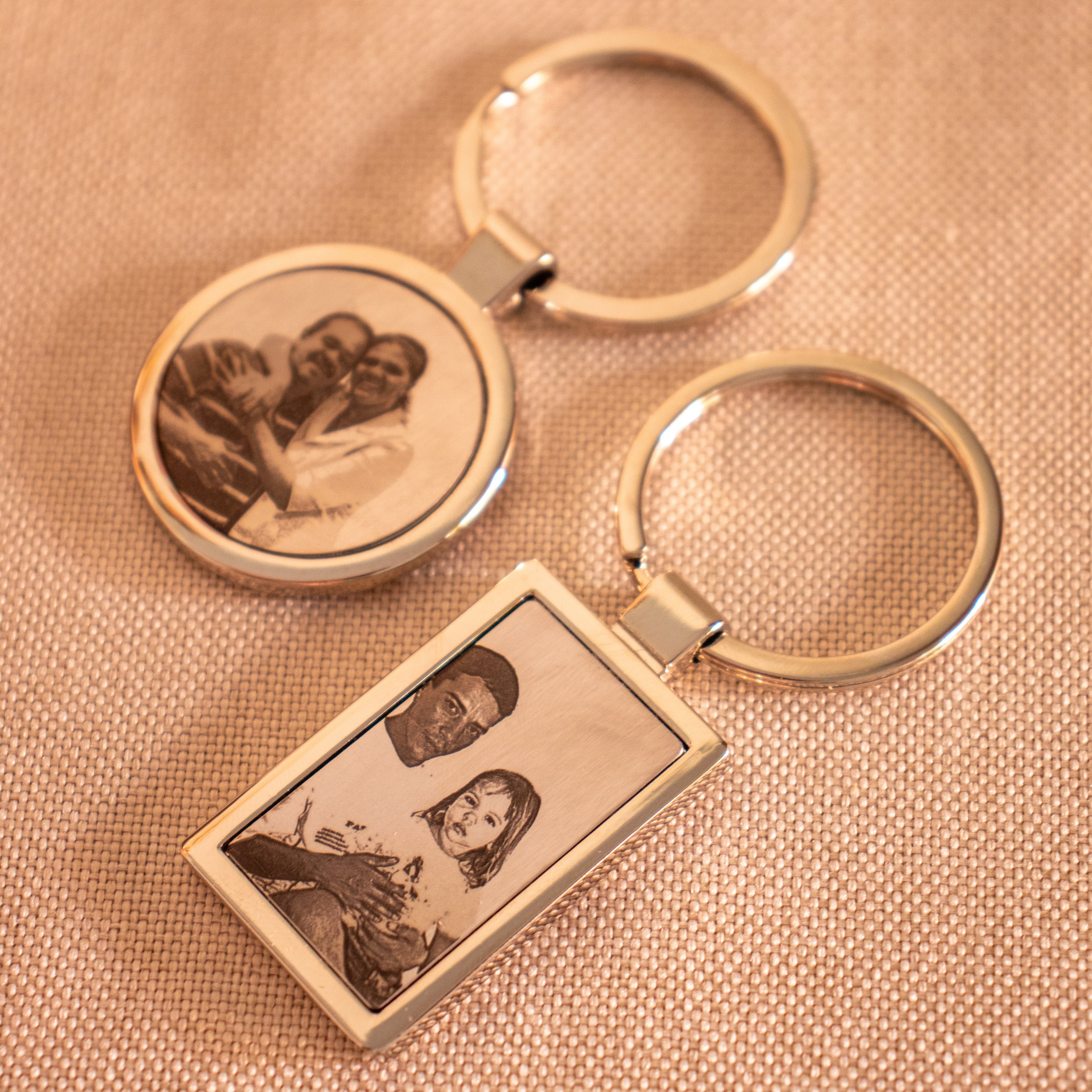 Chaveiro personalizável retangular
