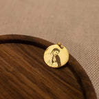 Colar personalizável fotogravação em Ouro18k