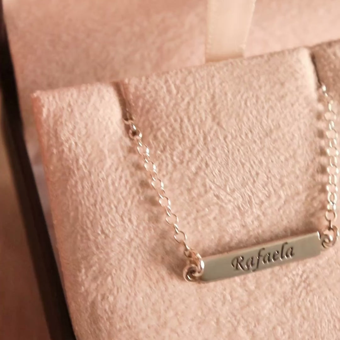 Pulseira bebê com nome