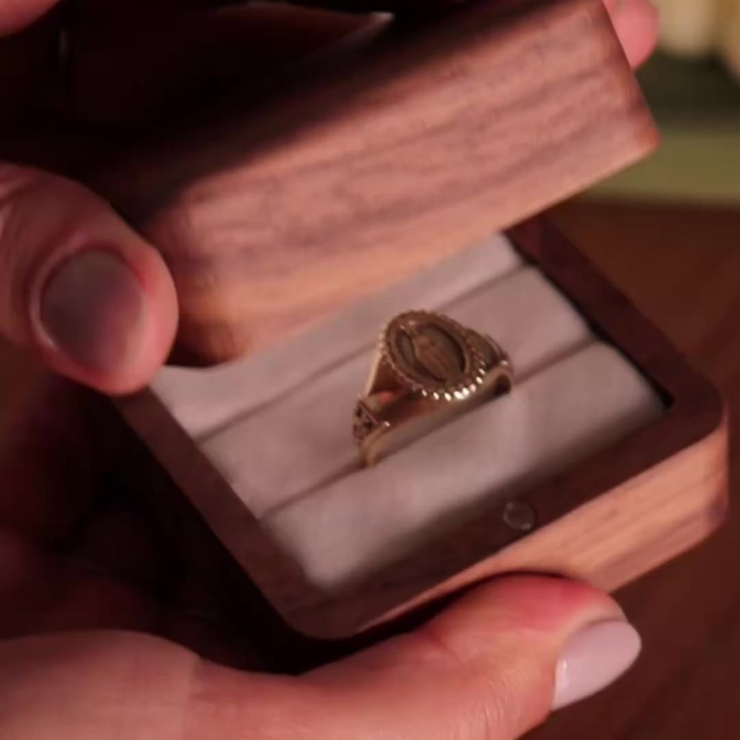 Anel Nossa Senhora de Fátima Ouro18k